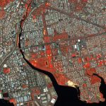 High resolution satellite imagery over Bronx