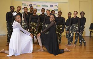 CUNY Explorers Last Year's Dance Off Champs pose after performing