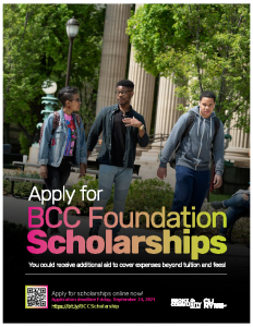 Apply for BCC Foundation Scholarships