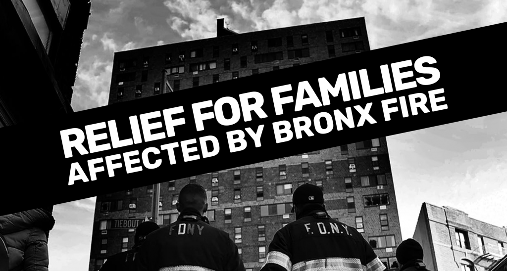 Relief for Families Affected by Bronx Fire