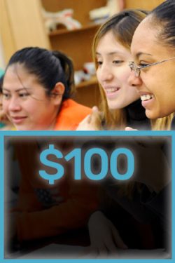Donate $100