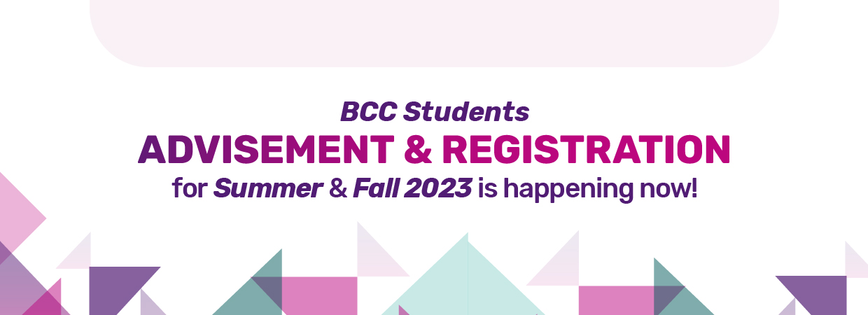 Advisement & Registration Summer and Fall 2023