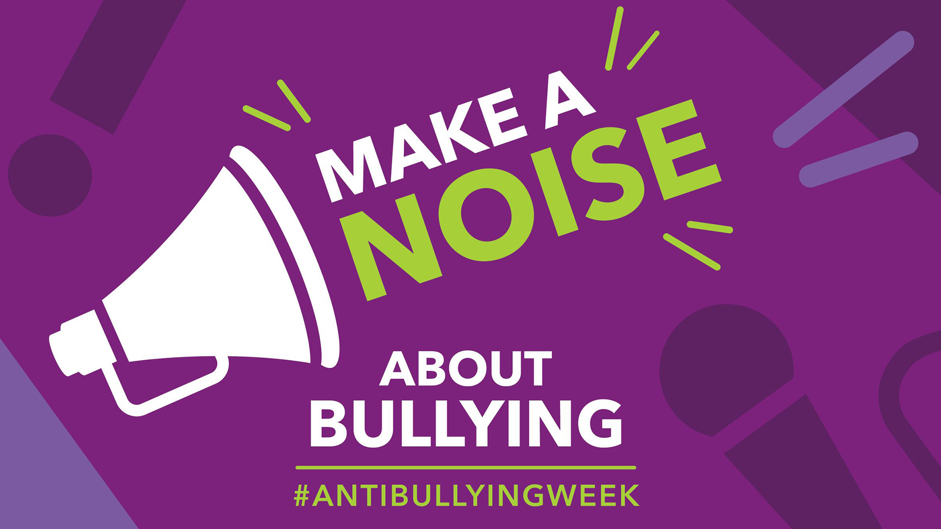 make a noise about bullying