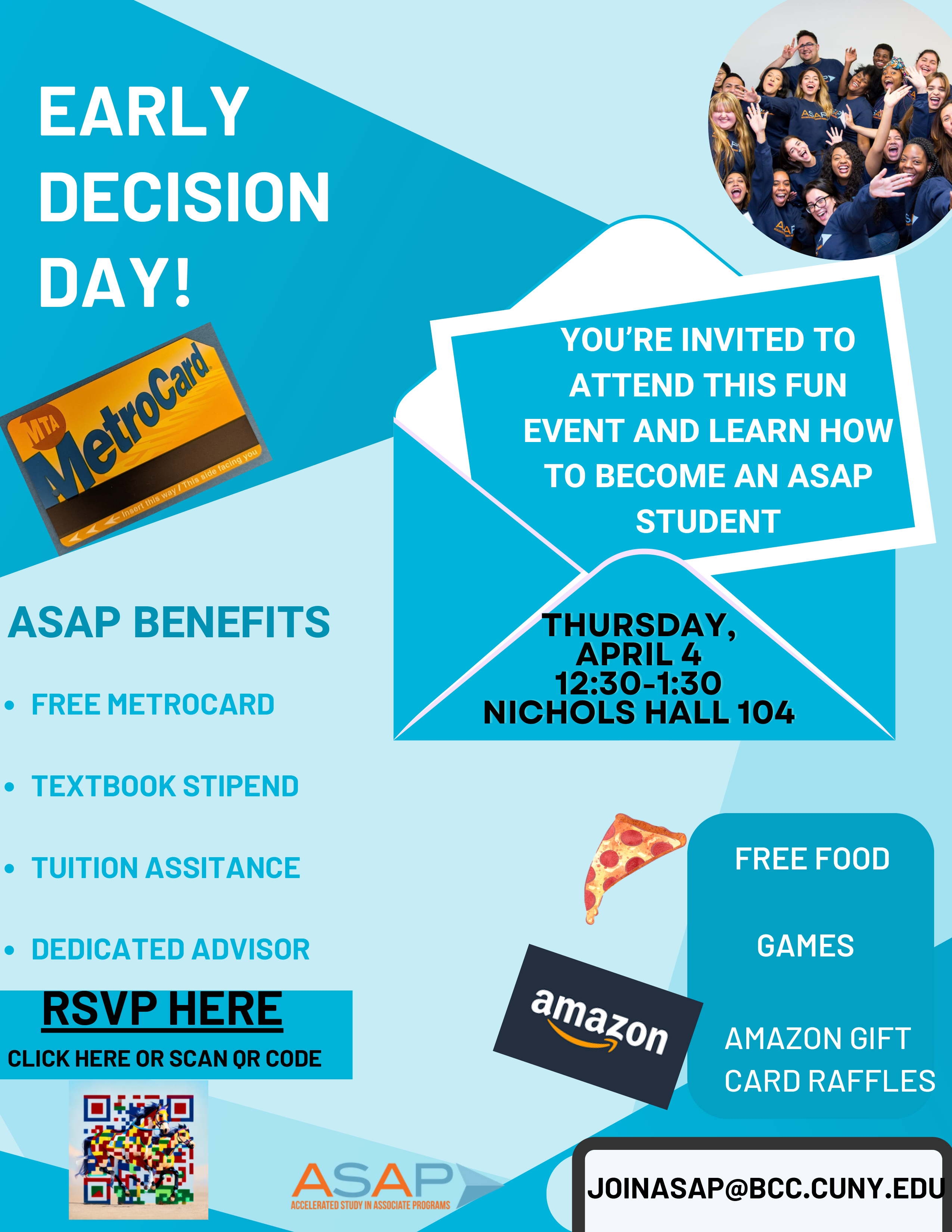 ASAP early decision day flyer