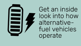 Get an inside look into how alternative-fuel vehicles operate