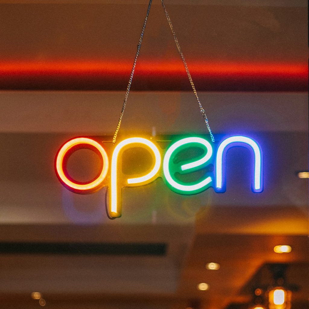 open for business