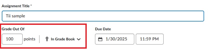 BrightSpace: Assignment Graded