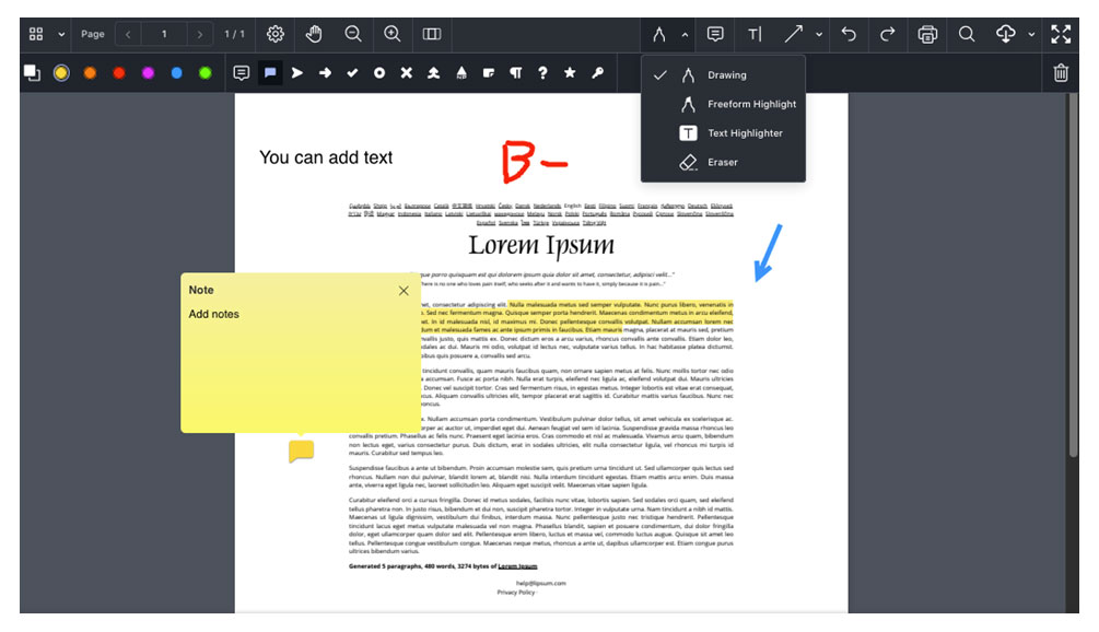 BrightSpace: Assignment Markups