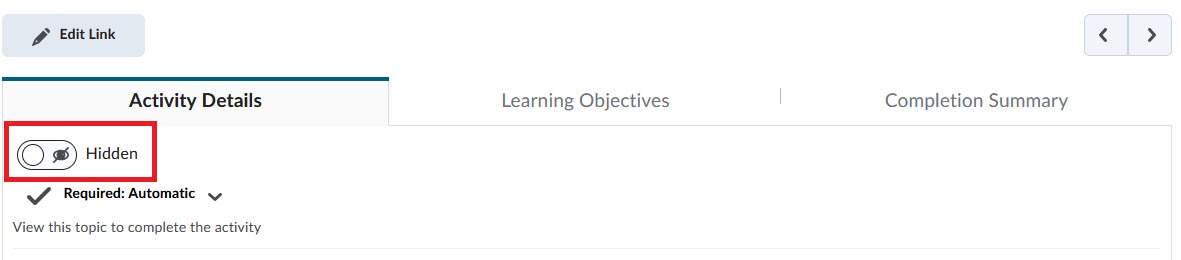 BrightSpace: Hidden Content