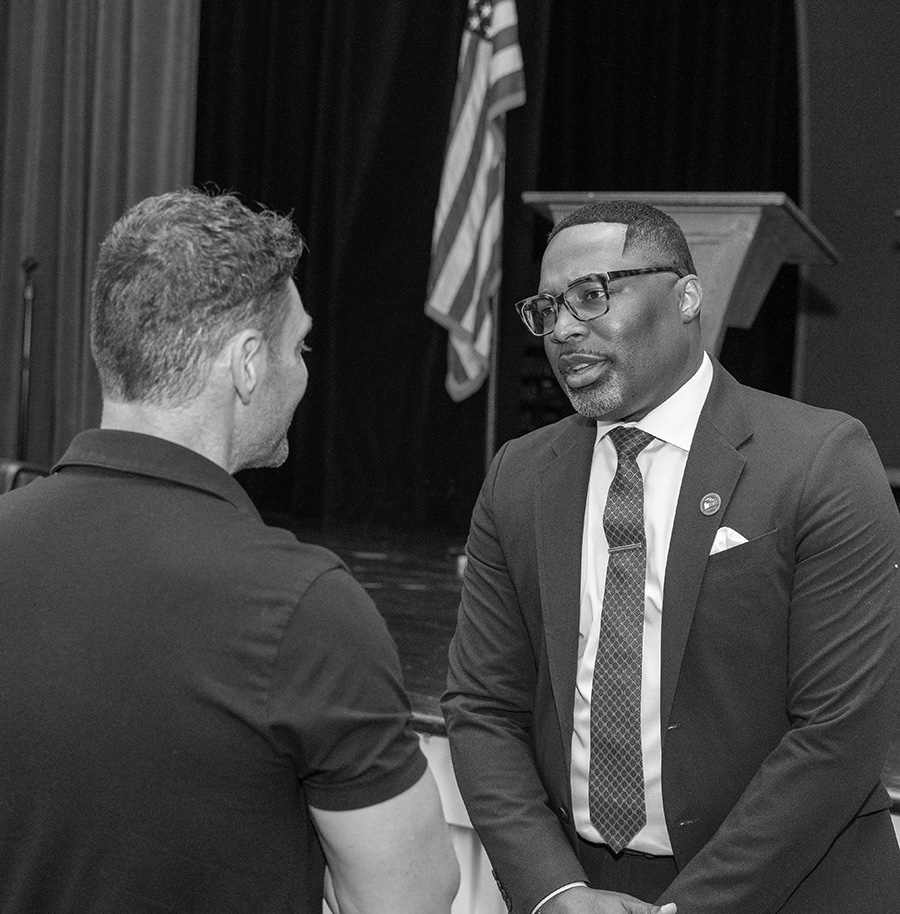 Meet with the president