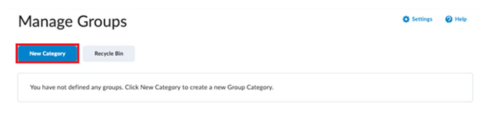 BrightSpace: New Group Category