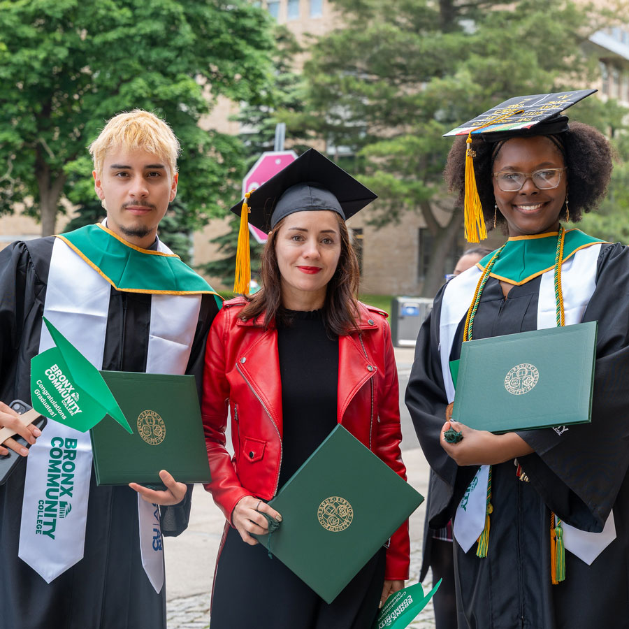 NYSOP page image - BCC Graduates following the 2025 Commencement