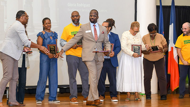 Presidents Awards are given at the Fall 2025 Faculty and Staff Convocation