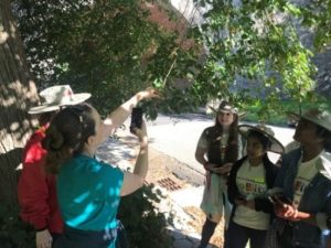 Dr. Kelly O'Donnell with students