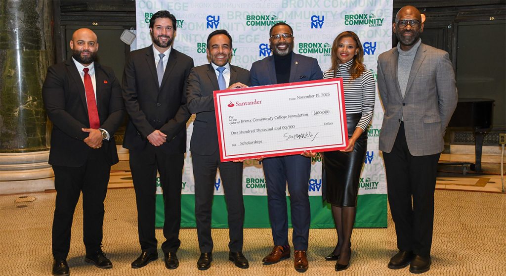 Santander check presentation