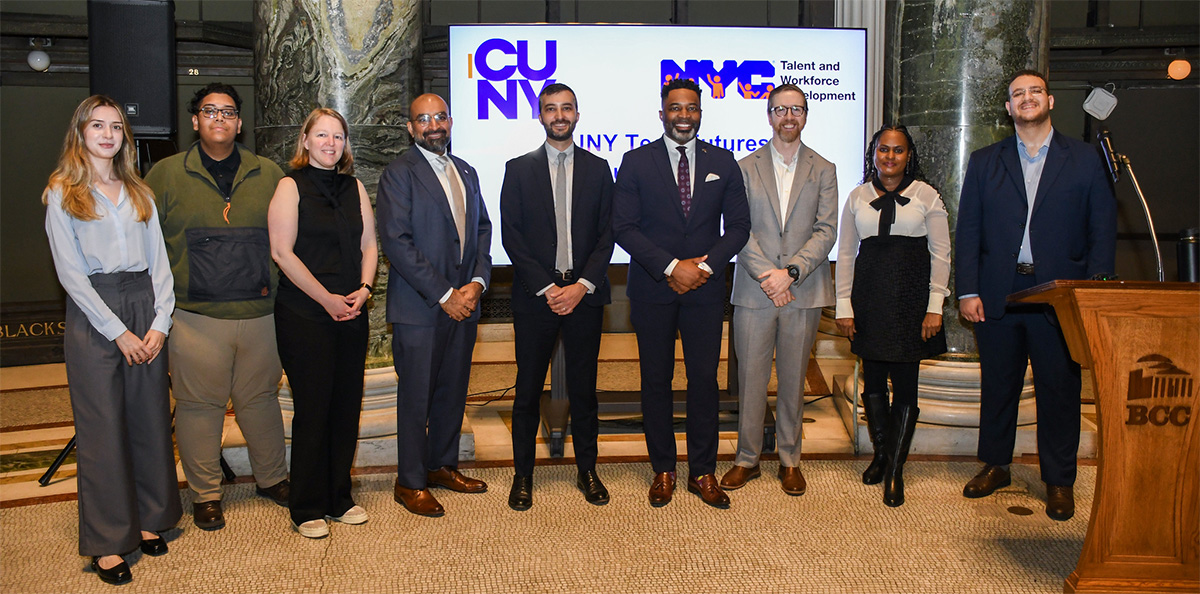 BCC Serves as Backdrop for Major CUNY Announcement on AI and Emerging Technology Programs