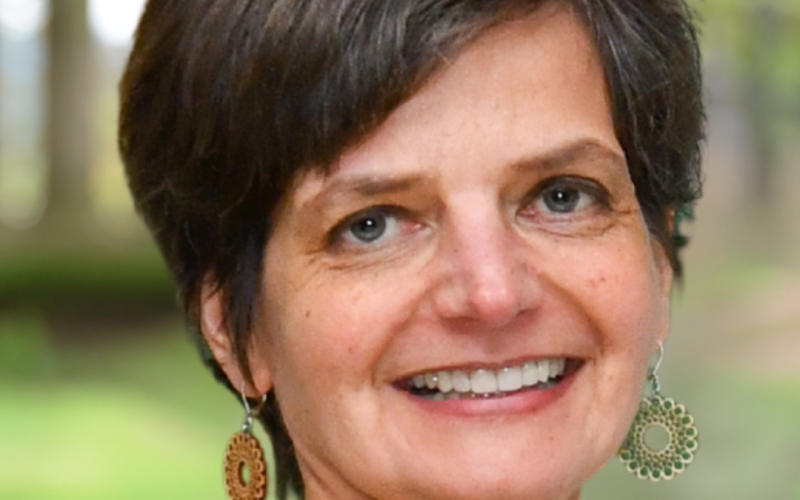 Photo of History Department Chairperson Dr. Mara Lazda at Bronx Community College