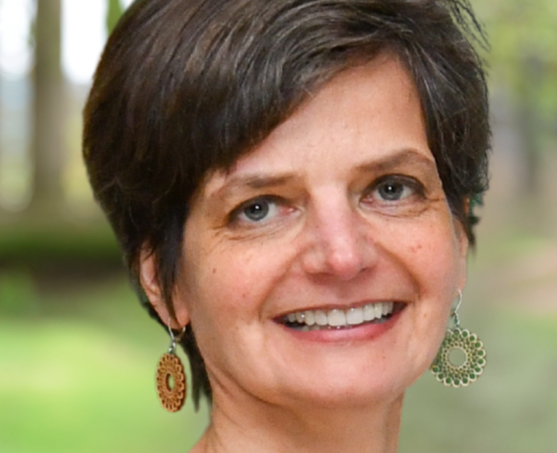 Photo of History Department Chairperson Dr. Mara Lazda at Bronx Community College