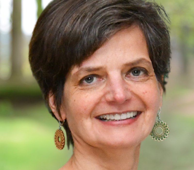 Photo of History Department Chairperson Dr. Mara Lazda at Bronx Community College