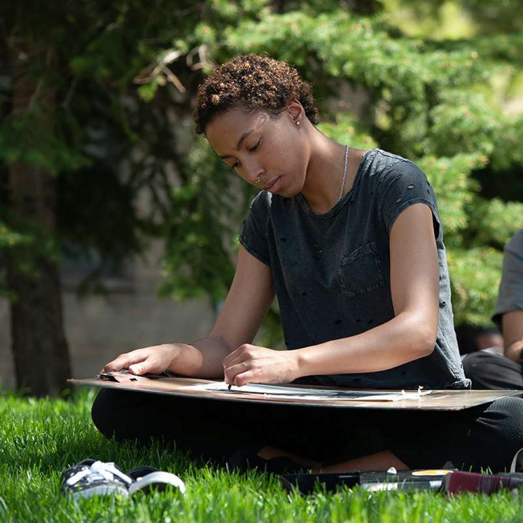 Drawing class outside