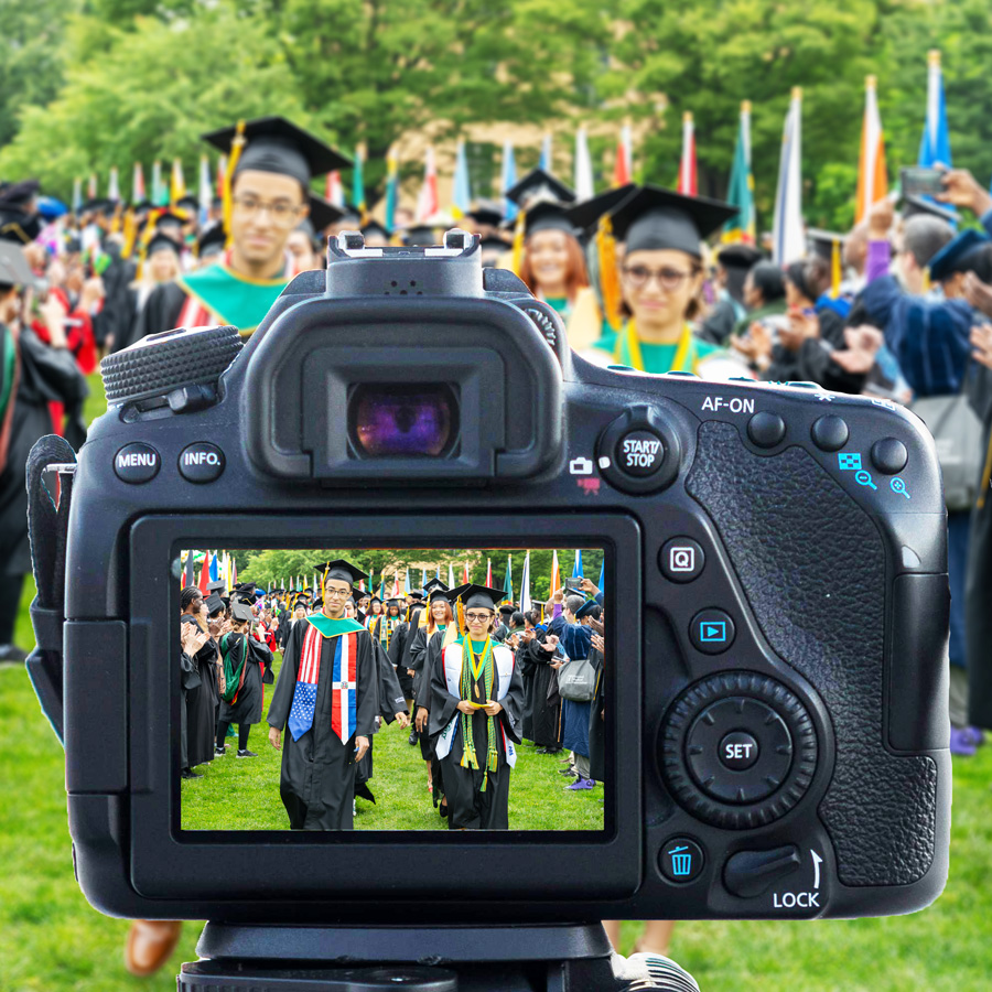 Camera and graduates