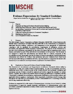 Middle States Guidelines - Cover Image