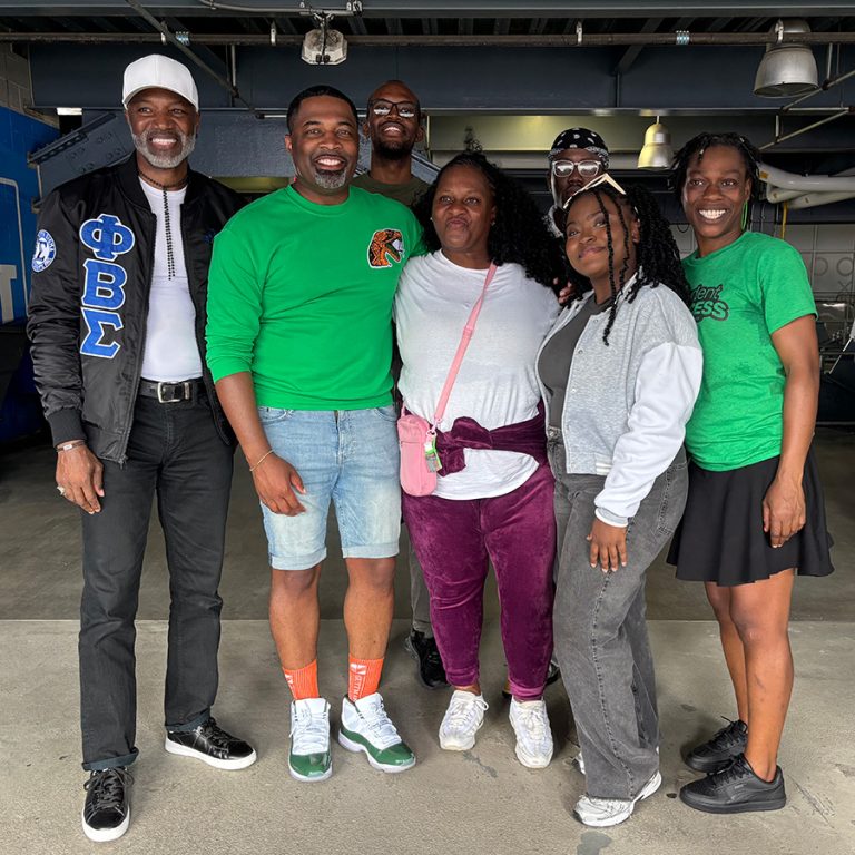 Outside with Prez HBCU NY Football Classic at MetLife Stadium