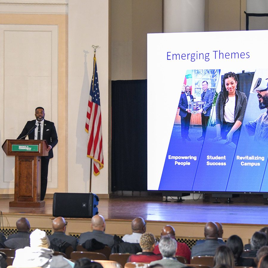 <i class="material-icons" ">article</i> President Johnson Advances Vision and The Bronco Standard at 2026 State of the College Address