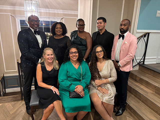 BCC Staff and SGA President Northeast Alumni and Friends of Godfrey Stewart High School NAF