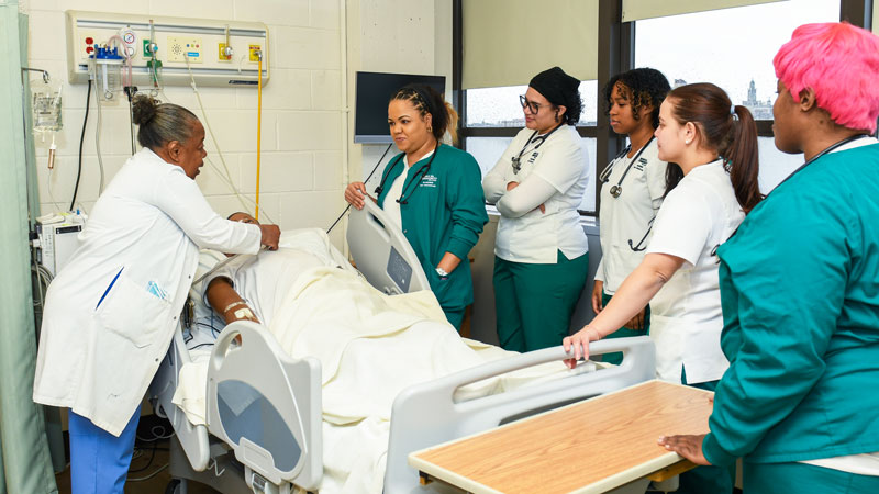 Nursing Students at Bronx Community College