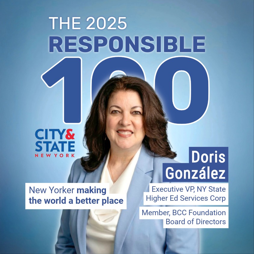 City & State recognizes Doris González as a New Yorker making the world a better place with the 2025 Responsible 100 Award