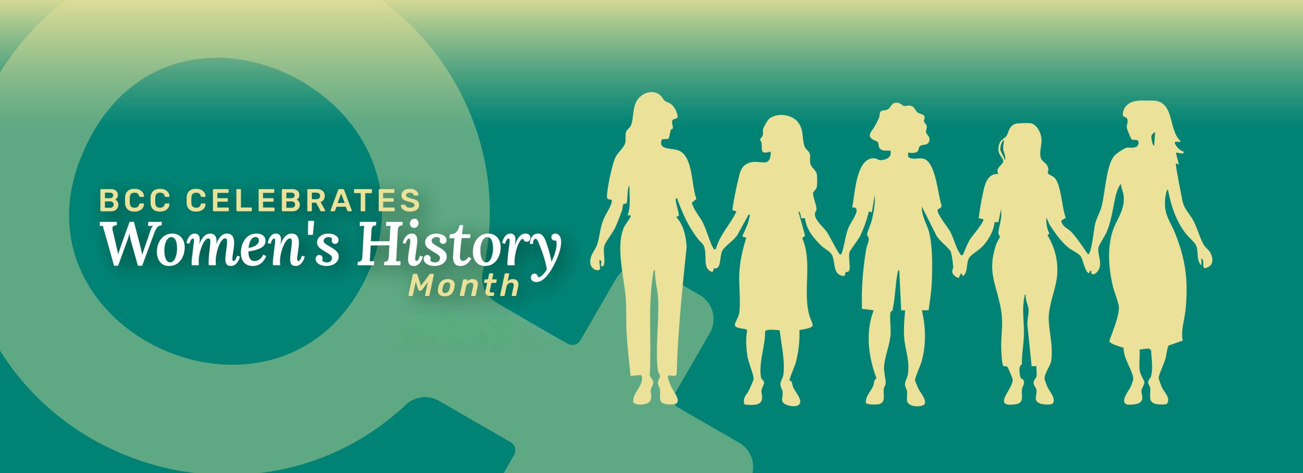 BCC Celebrates Womens history Month - Web Banner