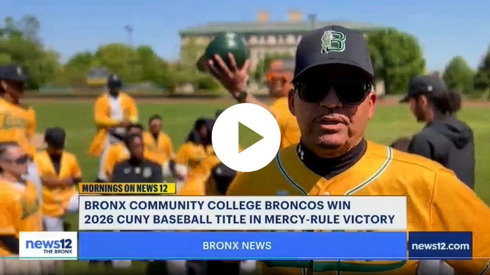 News 12 interviews BCC Coach following the BCC Men's Baseball Team's second consecutive CUNY championship win